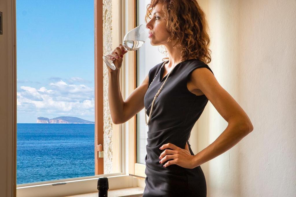 דירות אלגהרו Panoramic Bastioni Sea View מראה חיצוני תמונה