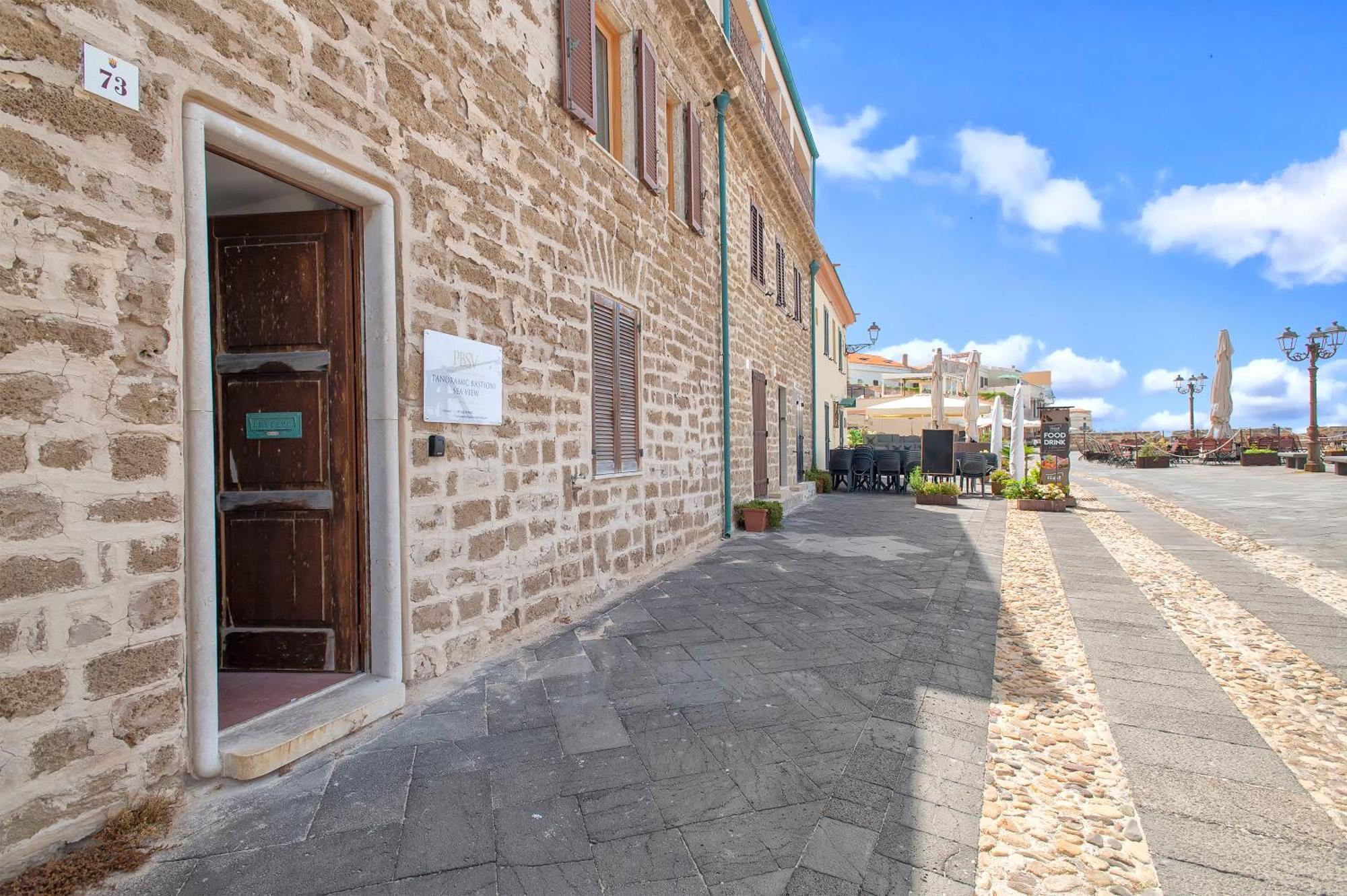 דירות אלגהרו Panoramic Bastioni Sea View מראה חיצוני תמונה
